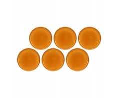 ROSE&amp;TULIPANI ARPEGGIO 6 pietų lėkščių rinkinys 25 cm, oranžinės spalvos