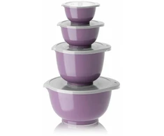 Lumarko Rosti Margrethe Bowls Set of 4 + Lids Lavender