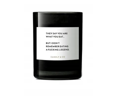 „Lumarko“ sojų žvakė stiklinėje „CANDLY&amp;CO“, „They Say You Are What You“, kvapas Nr. 1, 250 g