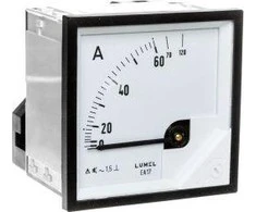 Lumel Analoginės plokštės ampermetras 60/120A 72x72mm (EA17N F21200000000)