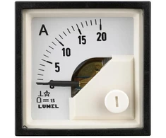 Lumel Analoginis ampermetras 48x48 I: IP65 A210: matavimo diapazonas 25A MA16