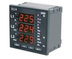 Lumel 3 fazės įvesties tinklelio matuoklis. I 5A indėlis. U 3x230 / 400V be KJ sertifikato (N14 22000)