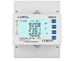 „Lumel NMID32“ 3 fazių MID sertifikuotas energijos skaitiklis (1/5A) (MODBUS RTU)