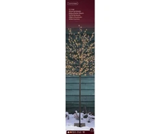 Lumineo Decoration "Tree" with LED lighting. 491627. 150 cm. juodas