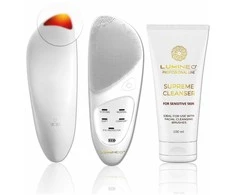 Lumineo LUMINEO Professional Line Šepetėlis veidui Sonic Thermo + Gel švelniai ir jautriai odai
