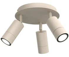 „Luminex Link 9529“ lubinis šviestuvas, 3x8W GU10, smėlio spalvos
