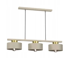 „Luminex Marti 9931“ lubinis šviestuvas, juostelinis, 2x15W, E27, smėlio/aukso spalvos
