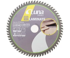 Luna Diskinis pjūklas laminatui 216X30 Z64 (277603106)