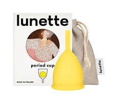 Lunette Menstruacinė taurelė, geltona, 2 dydis