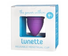 Lunette Menstruacinė taurelė „Period Cup“ violetinė, 1 dydis