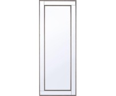 Beliani Sieninis veidrodis FENIOUX 50 × 130 cm, sidabrinis