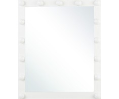 Beliani Voninis LED veidrodis ODENAS 50 cm 60 cm baltas