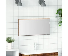 Veidrodis Sena mediena 80 x 37 cm Stiklas ir inžinerinė mediena