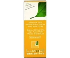 Luxepil Sensitive Classic depiliacinis kremas + mentelė 150ml