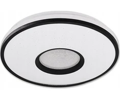 LVT lubinis šviestuvas LVT Santo 4043 lubinis šviestuvas su nuotolinio valdymo pulteliu 1x24W LED 3000-6500K CCT 1680lm reguliuojamas baltas/juodas