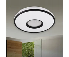LVT lubinis šviestuvas LVT Santo 4043 lubinis šviestuvas su nuotolinio valdymo pulteliu 1x24W LED 3000-6500K CCT 1680lm reguliuojamas baltas/juodas