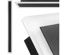 LVT sieninis šviestuvas LVT Durango 0823 lauko sieninis šviestuvas 42W LED 4500K juoda/balta