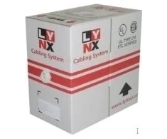 Lynx CS Cat5E montavimo kabelis, jungtis, PVC, 305m (LX- STR- UTP5E - GR)