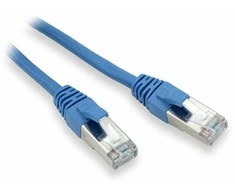LYNX FTP jungiamasis kabelis Cat5e PVC, CCA, 0,3 m, mėlynas (pakuotėje 10 vnt.)