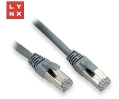 LYNX FTP jungiamasis kabelis Cat6, PVC, 10m, pilkas