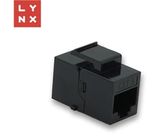 Lynx CS LYNX keystone spojka UTP Cat6, 8P8C, juoda