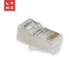 Lynx CS LYNX konektor STP Cat6a, 50µ, 100ks