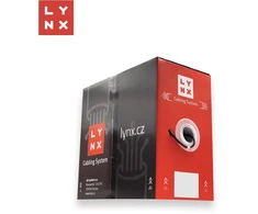 LYNX UTP kabelis Cat5e, PE (FCA), varinis, lauko sąlygoms, juodas, dėžutė 305m