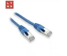 LYNX FTP jungiamasis kabelis Cat5e PVC, CCA, 2m, mėlynas