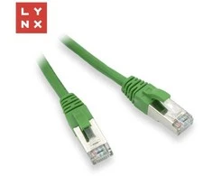 LYNX FTP jungiamasis kabelis Cat5e PVC, CCA, 7m, žalias