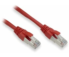 LYNX FTP jungiamasis kabelis Cat5e PVC, CCA, 15m, raudonas