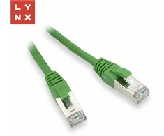 LYNX FTP jungiamasis kabelis Cat5e PVC, CCA, 20m, žalias