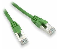 LYNX FTP jungiamasis kabelis Cat5e PVC, CCA, 3m, žalias