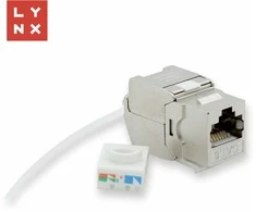 LYNX keystone STP Cat6, savisriegis, sidabrinis