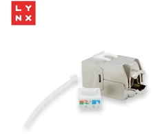 LYNX keystone, STP Cat6a, savisriegis, sidabrinis