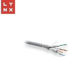 LYNX SFTP kabelis, Cat6a, LSZH, varinis, skirtas naudoti patalpose, pilkas, 500 m ritė