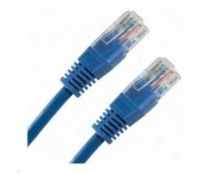 LYNX UTP jungiamasis kabelis Cat5e, PVC, CCA, 0,3 m, mėlynas (pakuotėje 10 vnt.)