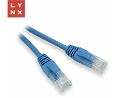 LYNX UTP jungiamasis kabelis Cat5e, PVC, CCA, 15m, mėlynas