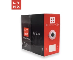 LYNX UTP kabelis, Cat6, PVC (Eca), varinis, skirtas naudoti viduje, pilkas, dėžutė 305m