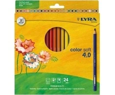 Lyra Color Soft 4.0 Pakabinamas pieštukas 24 spalvos