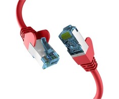 Efb Elektronik M-Cab CAT7 Raudonas 0.25M RAW CABLE RJ45/S/FTP LSZH 10GBIT CU LAN DSL