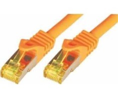 M-Cab Mcab Mcab 0.5M CAT7 S-FTP LSZH ORA 10PACK/RAW CABLE PIMF RJ45 500MHZ