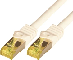 M-Cab CAT7 SFTP RJ45 LSZH 1M Baltas/10GBIT RAW PATCH CABLE