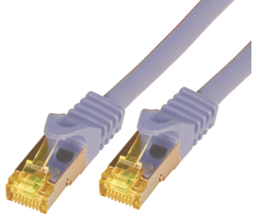 M-Cab CAT7 SFTP RJ45 LSZH 0.5M pilkas/10GBIT RAW komutacinis kabelis