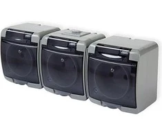 Karlik Elektrotechnik Karlik Trivietis elektros lizdas, 3x2P (RTV002388)