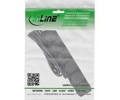„m_Rittal InLine®“ maitinimo kabelis, išorinis lizdų blokas, 6 kontaktų apsauginis kontaktas, IP44, su jungikliu, 3 m