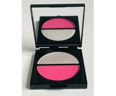 MAC Fortune Duo Eyeshadow Powder Platinum Shadow/Lotus Rožinė 2.5 g