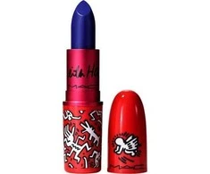 MAC Viva Glam X Keith Haring Longwear Kreminis Lipstick Canal Mėlyna, 3 g