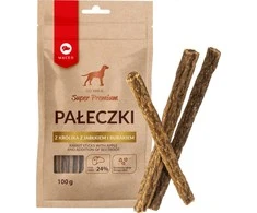 Maced Šunų Skanėstai - Maccarabbit Lazdos Su Obuoliais Ir Burokėliais, 100 G