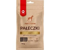 MACED jautienos lazdelės su kepenėlėmis - skanėstas šuniui - 100g