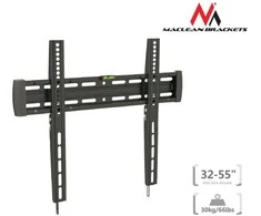MACLEAN MC-643 Maclean MC-643 Ultra Slim TV sieninis laikiklis LCD LED plazminis plokščias lenktas 32-55